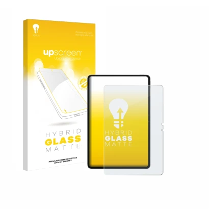 Vorderseite einer Produktverpackung mit dem Markenlogo upscreen. Daneben ist das Gerät Blackview MEGA 3 mit dem zugehörigen Di