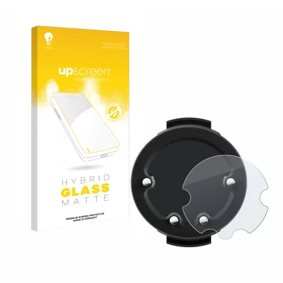 Vorderseite einer Produktverpackung mit dem Markenlogo upscreen. Daneben ist das Gerät Suunto Zoop mit dem zugehörigen Display