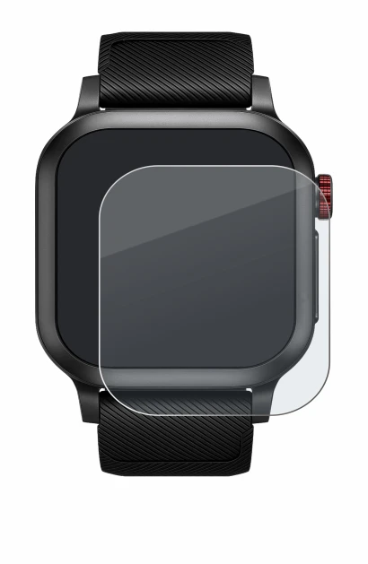 Abbildung des Geräts Haylou Iron Neo 1.95" mit einer Vielzahl des Displayschutzes.