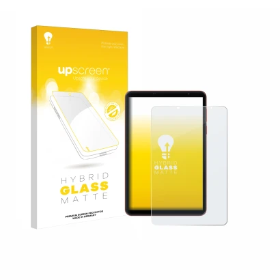 Vorderseite einer Produktverpackung mit dem Markenlogo upscreen. Daneben ist das Gerät Blackview Zeno 1 8