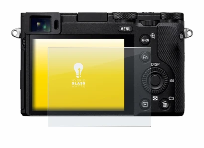 Abbildung des Geräts Sony RX1R III mit einer Vielzahl des Displayschutzes.