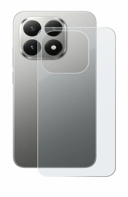 Abbildung des Geräts Xiaomi 15T (Rückseite) mit einer Vielzahl des Displayschutzes.