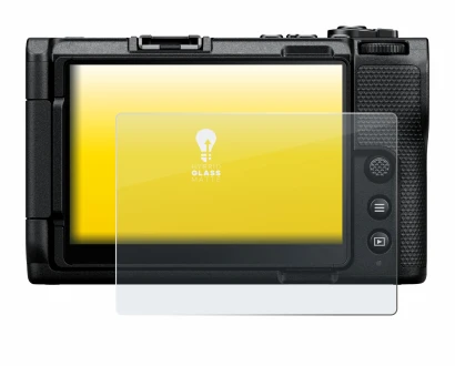 Abbildung des Geräts Nikon ZR mit einer Vielzahl des Displayschutzes.