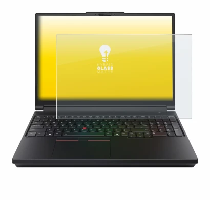 Abbildung des Geräts Lenovo ThinkPad P16 Gen 3 mit einer Vielzahl des Displayschutzes.