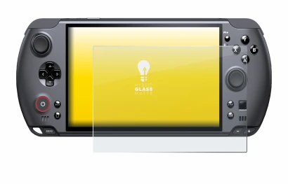 Abbildung des Geräts GPD Win 5 mit einer Vielzahl des Displayschutzes.