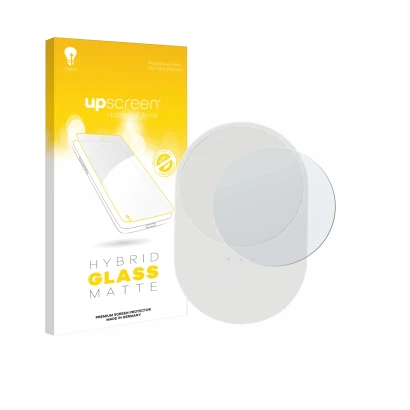 Vorderseite einer Produktverpackung mit dem Markenlogo upscreen. Daneben ist das Gerät Ikea Bilresa mit dem zugehörigen Displa