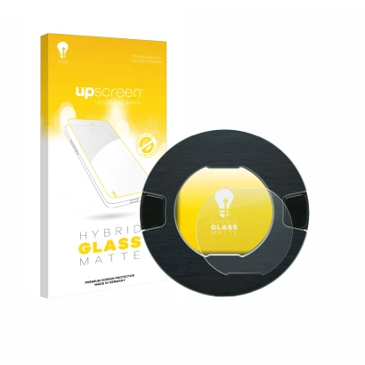 Vorderseite einer Produktverpackung mit dem Markenlogo upscreen. Daneben ist das Gerät OOONO P-DISC NO1 mit dem zugehörigen Di