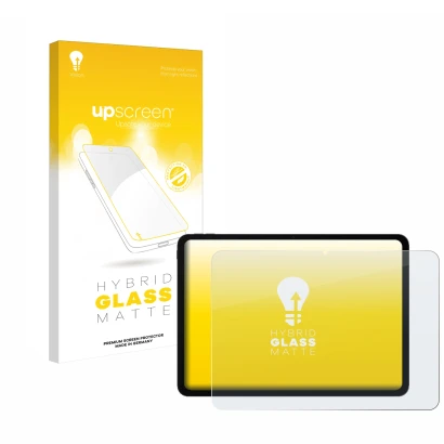 Vorderseite einer Produktverpackung mit dem Markenlogo upscreen. Daneben ist das Gerät OnePlus Pad Go 2 mit dem zugehörigen Di