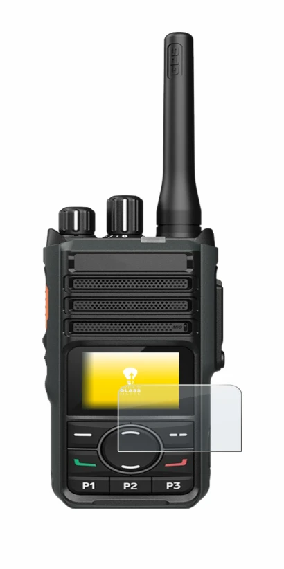 Abbildung des Geräts Hytera HP565 mit einer Vielzahl des Displayschutzes.