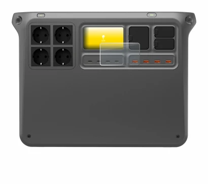 Abbildung des Geräts DJI Power 2000 mit einer Vielzahl des Displayschutzes.