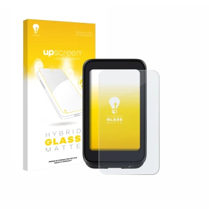 Vorderseite einer Produktverpackung mit dem Markenlogo upscreen. Daneben ist das Gerät igpsport BiNavi Air mit dem zugehörigen