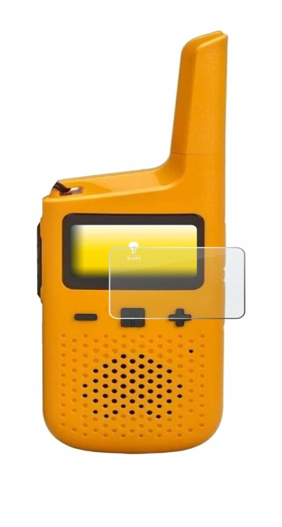 Abbildung des Geräts Motorola Talkabout T72 mit einer Vielzahl des Displayschutzes.