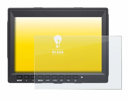 Abbildung des Geräts Feelworld FW759 7" mit einer Vielzahl des Displayschutzes.