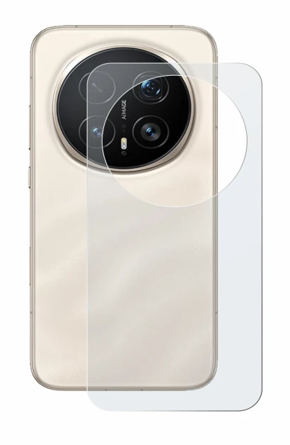 Abbildung des Geräts Honor Magic 8 Pro (Rückseite) mit einer Vielzahl des Displayschutzes.