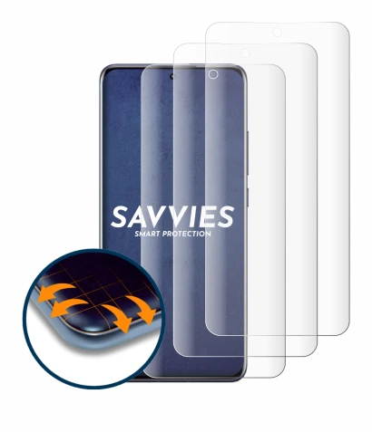 Abbildung des Geräts Xiaomi 12 mit einer Vielzahl des Displayschutzes.