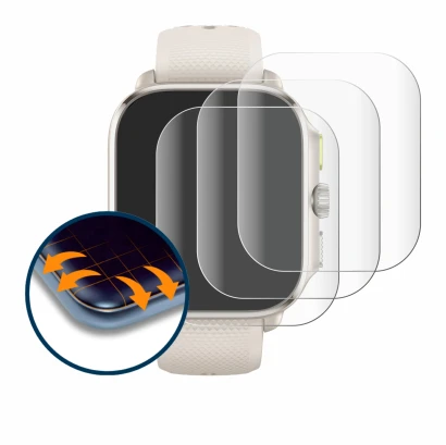 Abbildung des Geräts Huami Amazfit Cheetah (Square) mit einer Vielzahl des Displayschutzes.