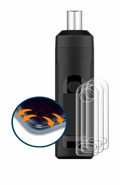 Abbildung des Geräts Norddampf Relict mit einer Vielzahl des Displayschutzes.