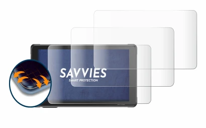 Abbildung des Geräts Interphone RideSync Sync55 mit einer Vielzahl des Displayschutzes.