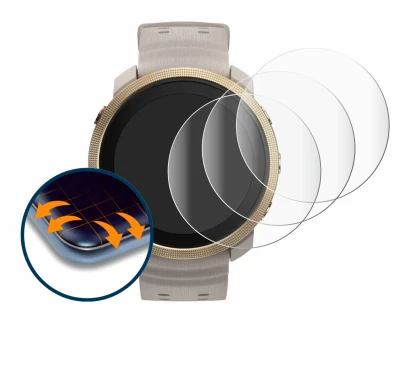 Abbildung des Geräts Polar Vantage M3 mit einer Vielzahl des Displayschutzes.