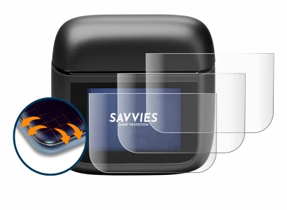 Abbildung des Geräts JBL Tour Pro 3 mit einer Vielzahl des Displayschutzes.