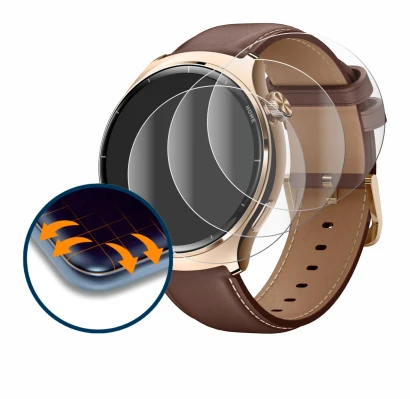 Abbildung des Geräts Xiaomi Mibro Lite 3 Pro mit einer Vielzahl des Displayschutzes.