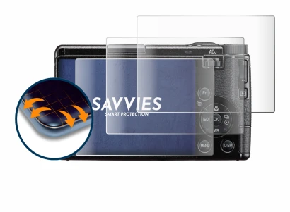 Abbildung des Geräts Ricoh GR IV 2025 mit einer Vielzahl des Displayschutzes.