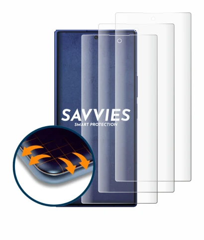 Abbildung des Geräts Samsung Galaxy Z Fold 7 mit einer Vielzahl des Displayschutzes.