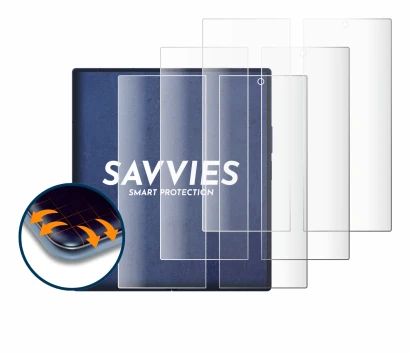 Abbildung des Geräts Samsung Galaxy Z Fold 7 (Inneres Display) mit einer Vielzahl des Displayschutzes.