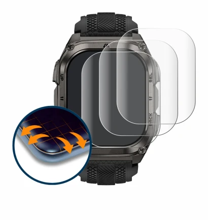 Abbildung des Geräts Kospet Tank M4 mit einer Vielzahl des Displayschutzes.