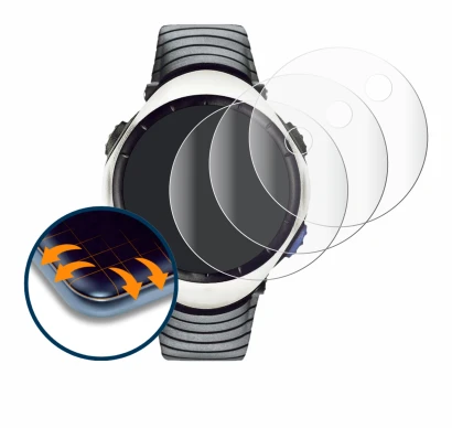 Abbildung des Geräts Suunto Regatta mit einer Vielzahl des Displayschutzes.