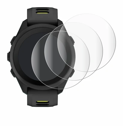 Abbildung des Geräts Garmin Forerunner 170 mit einer Vielzahl des Displayschutzes.