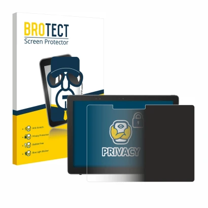 Vorderseite einer Produktverpackung mit dem Markenlogo BROTECT. Daneben ist das Gerät Dell Latitude 5290 2-in-1 mit dem zugehö