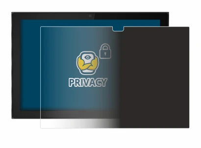 Abbildung des Geräts Lenovo IdeaPad Duet 3i (im Querformat) mit einer Vielzahl des Displayschutzes.