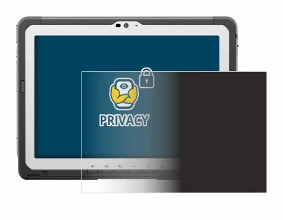 Abbildung des Geräts Panasonic Toughbook FZ-A3 mit einer Vielzahl des Displayschutzes.