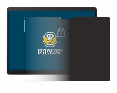 Abbildung des Geräts Microsoft Surface Pro 10 mit einer Vielzahl des Displayschutzes.