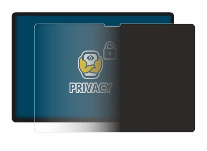 Abbildung des Geräts Lenovo Yoga Tab Plus 2025 mit einer Vielzahl des Displayschutzes.