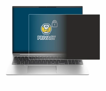 Abbildung des Geräts HP EliteBook 835 G11 mit einer Vielzahl des Displayschutzes.