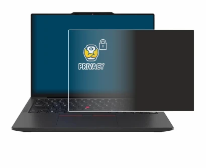Abbildung des Geräts Lenovo ThinkPad X13 Gen 6 mit einer Vielzahl des Displayschutzes.