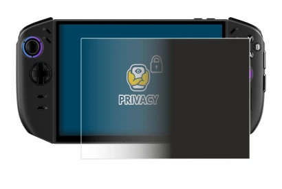 Abbildung des Geräts Lenovo Legion Go Gen 2 mit einer Vielzahl des Displayschutzes.