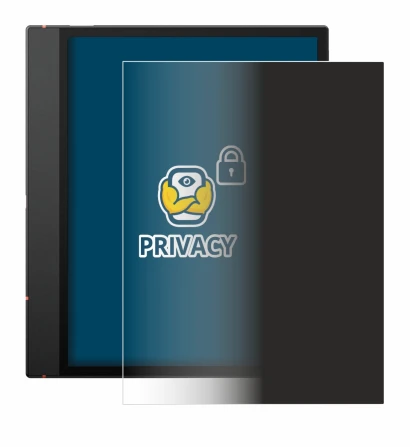 Abbildung des Geräts Boox Note Air 5 C mit einer Vielzahl des Displayschutzes.