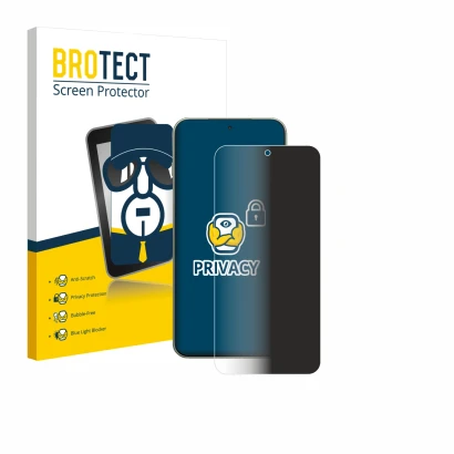 Vorderseite einer Produktverpackung mit dem Markenlogo BROTECT. Daneben ist das Gerät OnePlus 13T mit dem zugehörigen Displays