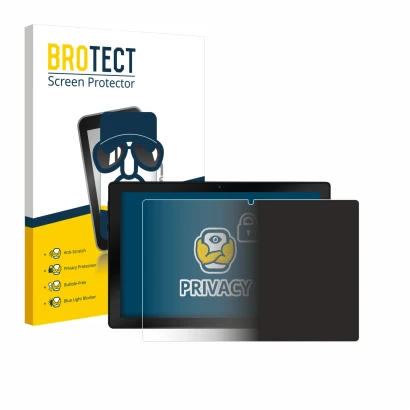 Vorderseite einer Produktverpackung mit dem Markenlogo BROTECT. Daneben ist das Gerät Wqplo WPLA10 mit dem zugehörigen Display