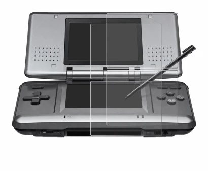Abbildung des Geräts Nintendo DS mit einer Vielzahl des Displayschutzes.