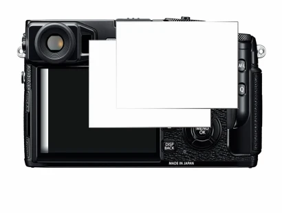 Abbildung des Geräts Fujifilm X-Pro2 mit einer Vielzahl des Displayschutzes.