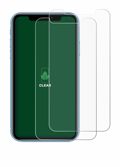 Abbildung des Geräts Apple iPhone XR mit einer Vielzahl des Displayschutzes.