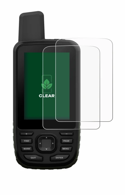 Abbildung des Geräts Garmin GPSMAP 66s mit einer Vielzahl des Displayschutzes.