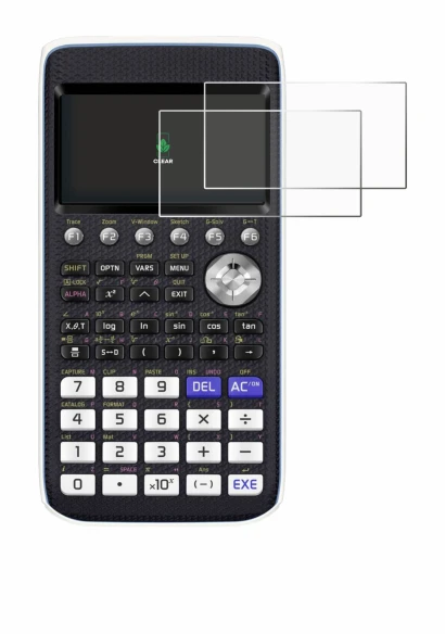Abbildung des Geräts Casio FX-CG50 mit einer Vielzahl des Displayschutzes.