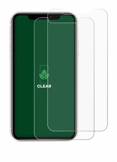 Abbildung des Geräts Apple iPhone 11 mit einer Vielzahl des Displayschutzes.