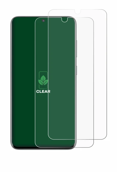 Abbildung des Geräts Samsung Galaxy S20 mit einer Vielzahl des Displayschutzes.