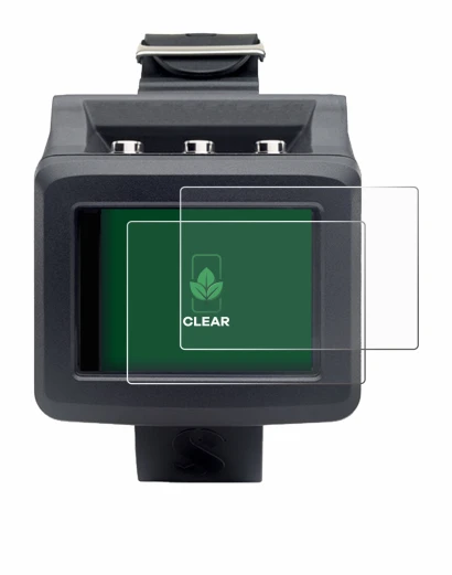 Abbildung des Geräts Uwatec Galileo G2 mit einer Vielzahl des Displayschutzes.